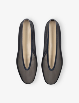 LE MONDE BERYL: Luna Mesh Flat Ballet Pumps