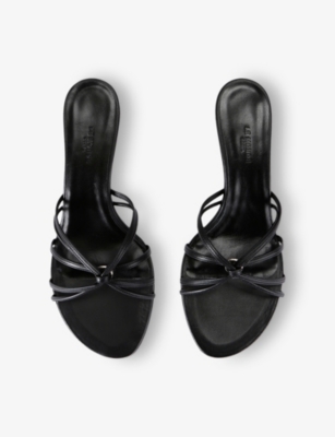LE MONDE BERYL: Strappy 50 Leather Heeled Sandals