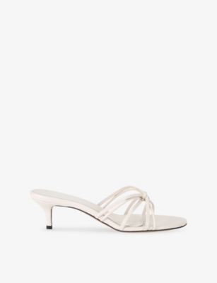 LE MONDE BERYL: Strappy 50 Leather Heeled Sandals