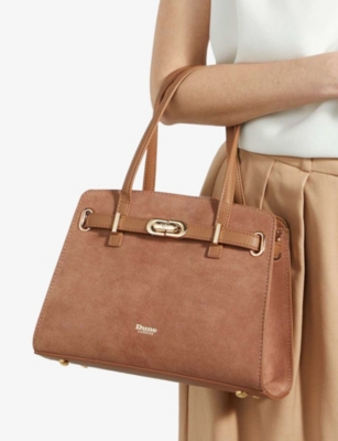 DUNE: Dinidefine Medium Suede Tote Bag