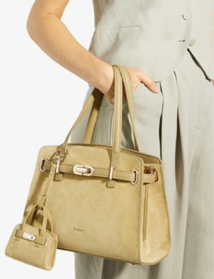 DUNE: Dinidefine Medium Suede Tote Bag