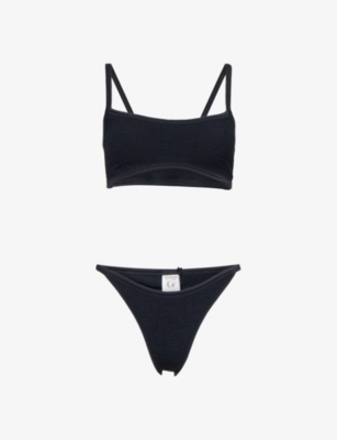 HUNZA G: Tyler Tonal Bikini Set