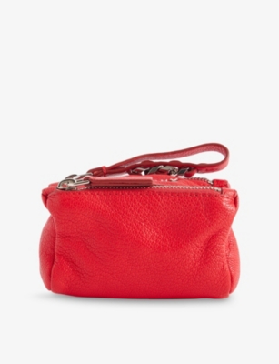 RESELFRIDGES: Pre-Loved Givenchy Pandora Leather Wristlet Clutch Bag