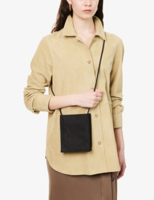 THE ROW: To Go Small Leather Cross Body Bag