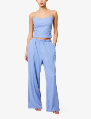 WE ARE TALA: Soft Lounge Pyjama Cotton-Jersey Cami Top
