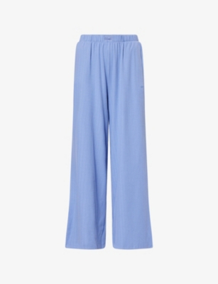 WE ARE TALA: Soft Lounge Wide-Leg Cotton-Jersey Pyjama Bottoms