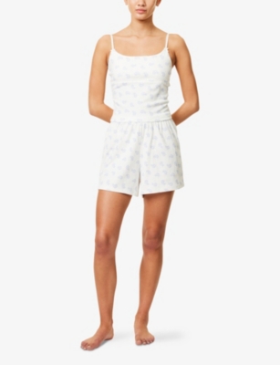 WE ARE TALA: Soft Lounge Pyjama Cotton-Jersey Cami Top