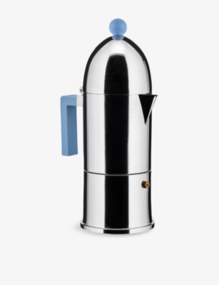Alessi Silver La Cupola 6-cup Aluminium Espresso Maker