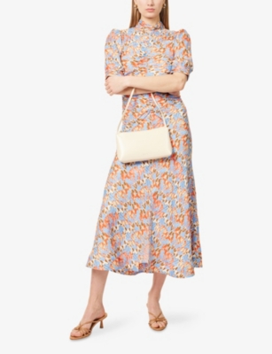 ME AND EM: Fabulous Tulips-Print Woven Midi Dress