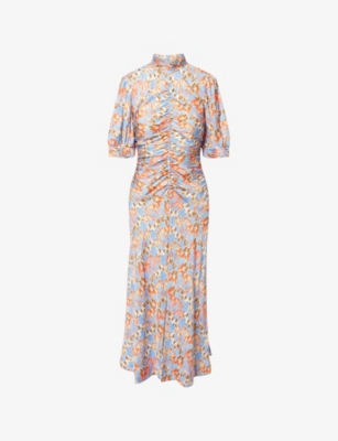 ME AND EM: Fabulous Tulips-Print Woven Midi Dress