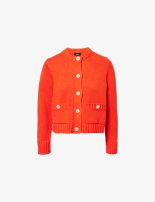 ME AND EM: Patch-Pocket Chunky-Knit Cotton Cardigan