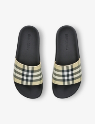 Burberry Beige Trek Sandals In Beige Comb