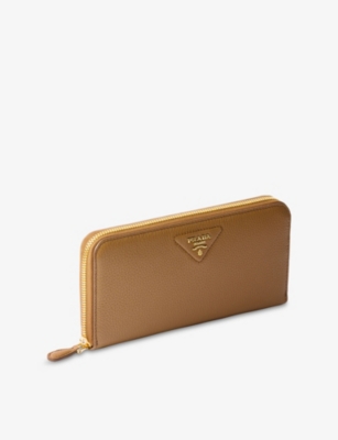 PRADA: Branded Large Leather Wallet