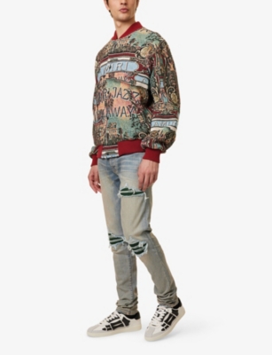 AMIRI: Jazz Hideaway Knitted Bomber Jacket