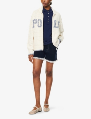 Polo Ralph Lauren Logo Cotton Zip-up Sweater