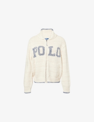 Polo Ralph Lauren Logo Cotton Zip-up Sweater