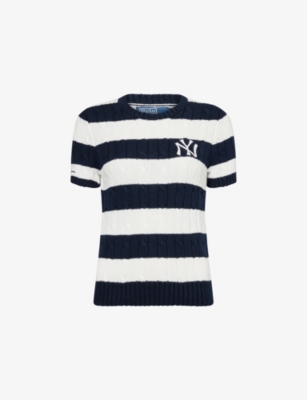 POLO RALPH LAUREN: Polo Ralph Lauren x MLB Collection Cable-Knit Cotton Jumper