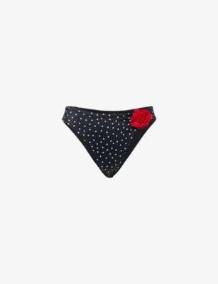 AWAY THAT DAY: Acapulco Rose High-Rise Bikini Bottoms
