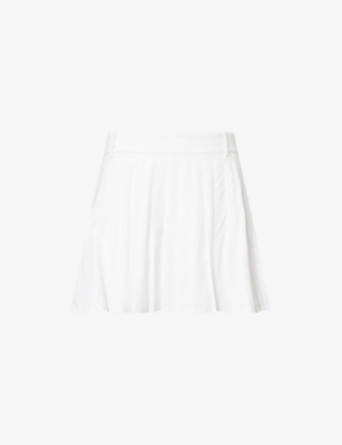 POLO RALPH LAUREN: Polo Ralph Lauren x Wimbledon Pleated Woven Mini Skirt