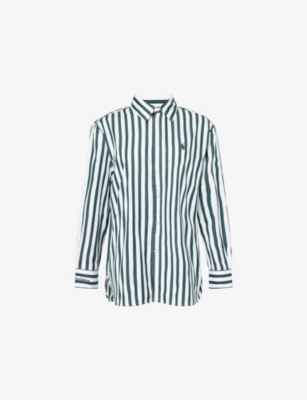 POLO RALPH LAUREN: Polo Ralph Lauren x Wimbledon Striped Cotton Shirt