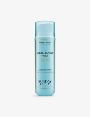 SUNDAY RILEY: Aquamarine Melt Cleansing Gel Balm 140ml
