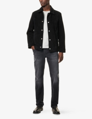 7 FOR ALL MANKIND: The Straight Straight-Leg Stretch-Denim Jeans