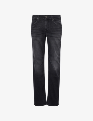 7 FOR ALL MANKIND: The Straight Straight-Leg Stretch-Denim Jeans