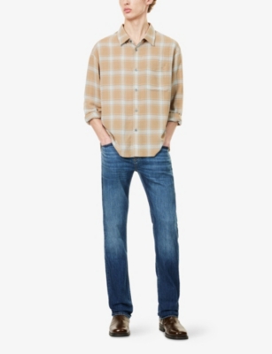 7 FOR ALL MANKIND: Standard Straight-Leg Denim Jeans
