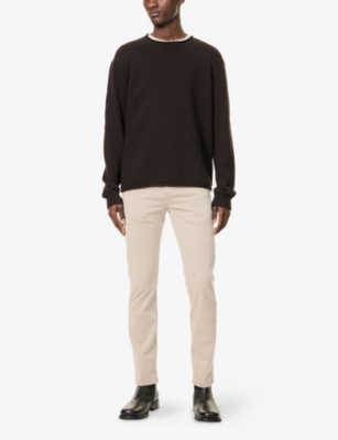 7 FOR ALL MANKIND: Slimmy Chino Tapered-Leg Stretch-Cotton Blend Trousers