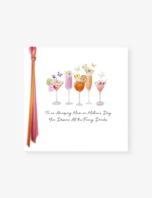 FIVE DOLLAR SHAKE: You Deserve All The Fancy Drinks Greetings Card 16cm x 16cm