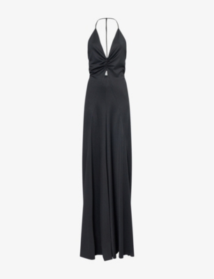 VICTORIA BECKHAM: Slim-fit ruched stretch-jersey maxi dress