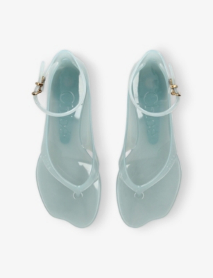 Chloé Jelly Sandals With Ankle Strap And Transparent Design