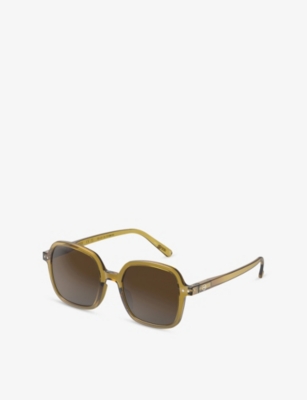 IZIPIZI: #OFFICE Square-Frame Acetate Sunglasses