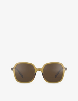 IZIPIZI: #OFFICE Square-Frame Acetate Sunglasses