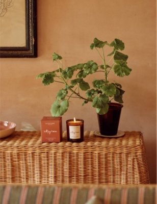 PLUM AND ASHBY: Green Sandalwood & Fern Scented Wax Candle 635g