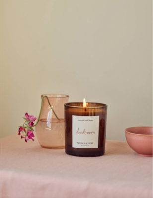 PLUM AND ASHBY: Lavender & Amber Scented Wax Candle 635g