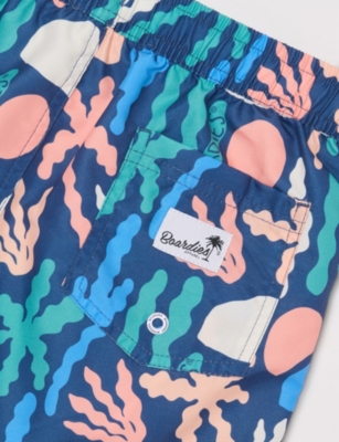BOARDIES: Palm Springs Graphic-Pattern Shell Swim Shorts 1 - 13 years