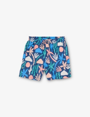 BOARDIES: Palm Springs Graphic-Pattern Shell Swim Shorts 1 - 13 years