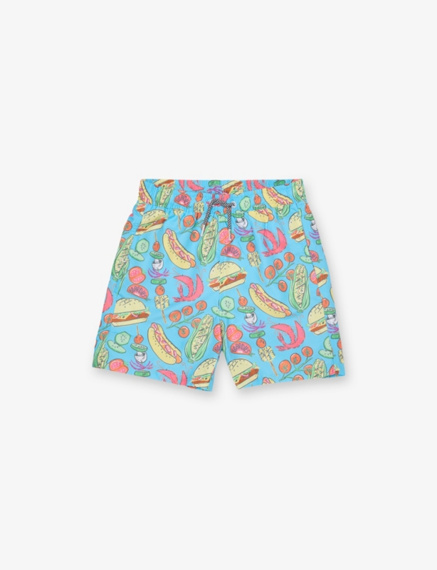 Grill Master Two-Slip-Pockets Swim Shorts 1-13 Years