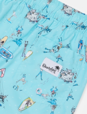 BOARDIES: Sea Folk Two-Slip-Pockets Swim Shorts 1-13 Years