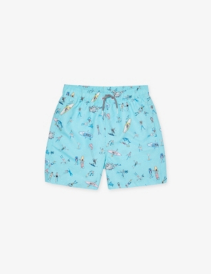 BOARDIES: Sea Folk Two-Slip-Pockets Swim Shorts 1-13 Years