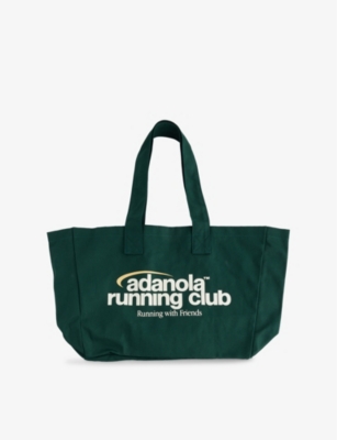 ADANOLA: Running Club Cotton Tote Bag