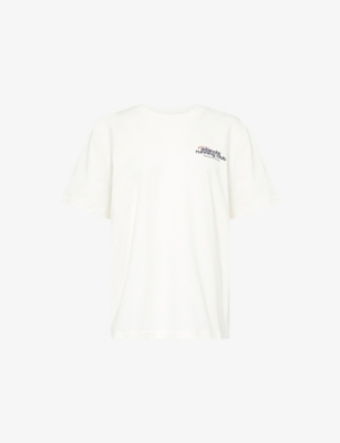 ADANOLA: Running Oversized Cotton-Jersey T-Shirt