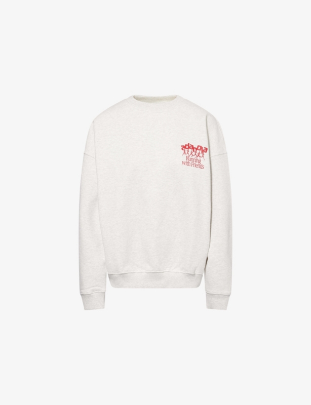 Runners Oversized Cotton-Jersey Sweatshirt