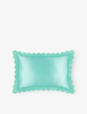 Slip Turquoise Silk Queen Pillowcase 51cm X 76cm In Turquoise