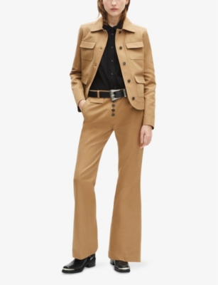THE KOOPLES: Patch-Pocket Boxy-Fit Cotton Jacket