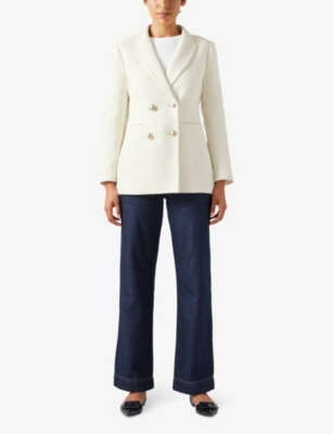 Mariner Double-Breasted Cotton-Blend Jacket