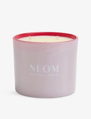 NEOM WELLBEING: It's All Rosy 3-Wick Scented Wax Candle 420g