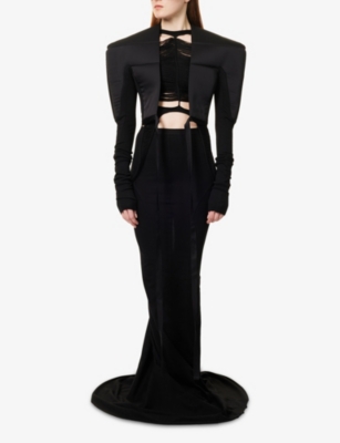 RICK OWENS: Lido Stretch-Jersey Maxi Skirt