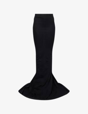 RICK OWENS: Lido Stretch-Jersey Maxi Skirt